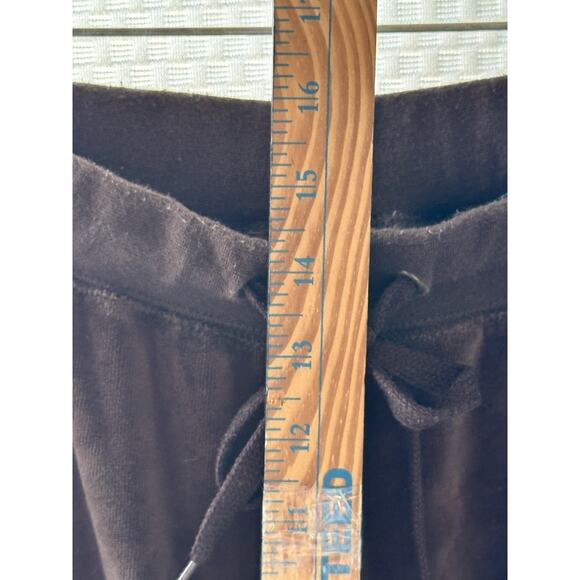 Vtg Y2k Jane Ashley Women's Two Piece Velour Sweat Track Suit Brown Pink 1x - Picture 11 of 14